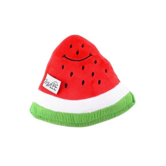 undefined Other - Smiley Watermelon Squeaker Plush Dog Toy